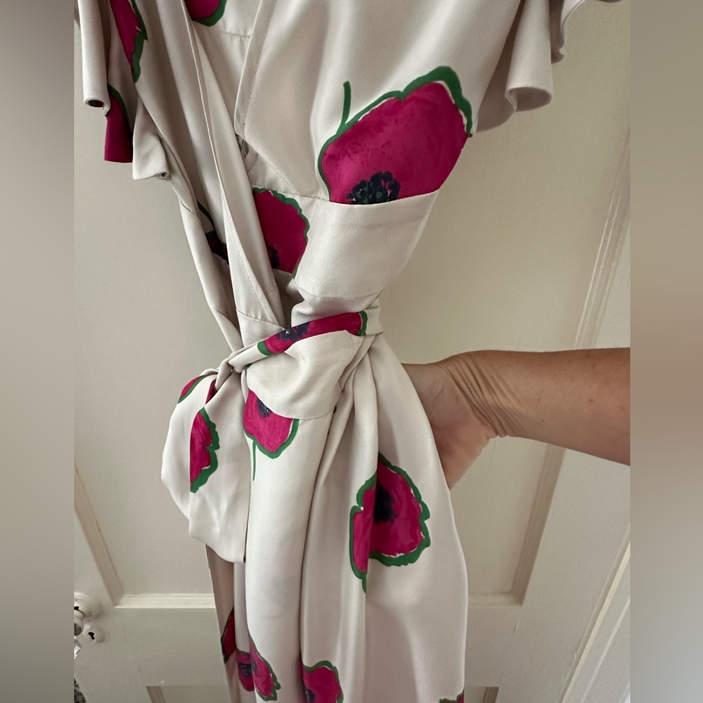 La Double J 100% Italian Silk Maxi Wrap Wedding Guest Dress - Picture 14 of 16